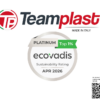 Teamplast Srl ottiene la Medaglia Platino EcoVadis 2025: l'eccellenza ESG nel packaging